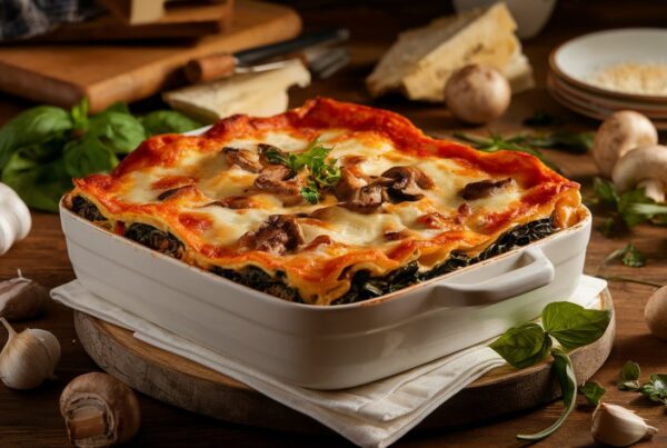 Mushroom and Spinach Lasagna