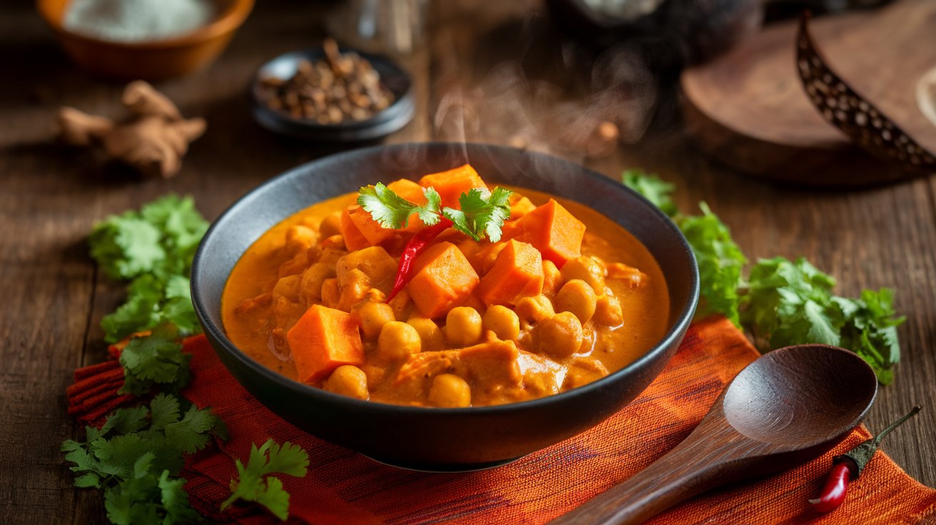 Sweet Potato and Chickpea Curry