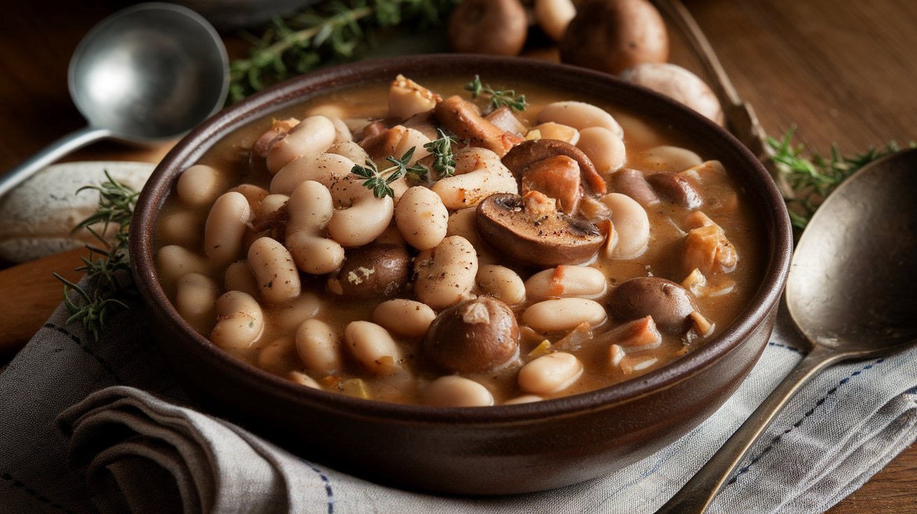 White Bean and Mushroom Stew